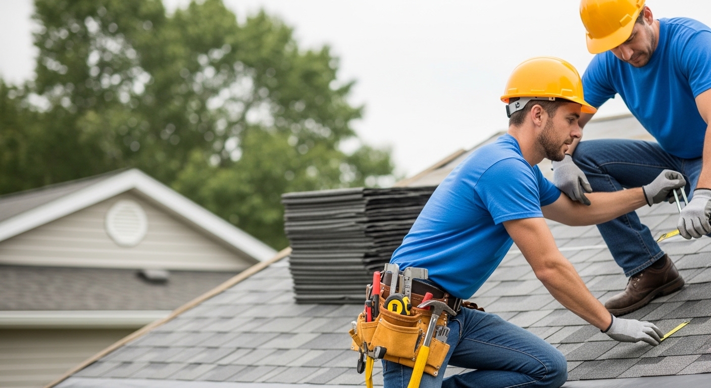 Metal roofing installation